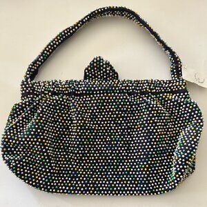 Vintage Multi Color Pop Bead Purse